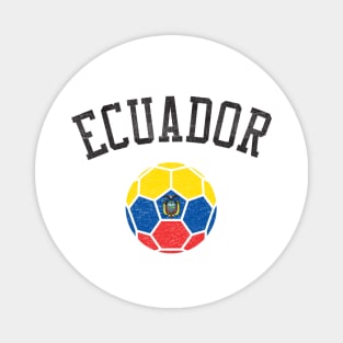 Ecuador Soccer Team Heritage Flag Magnet